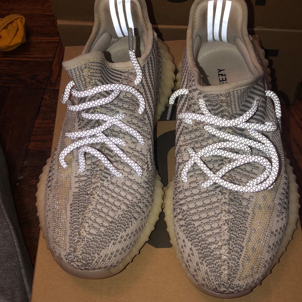 Yeezy 350 Static (Reflective Laces Only)